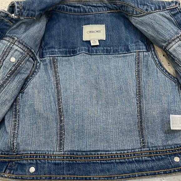 Cherokee GIRLS Denim Vest size 6/6X - Picture 2 of 4
